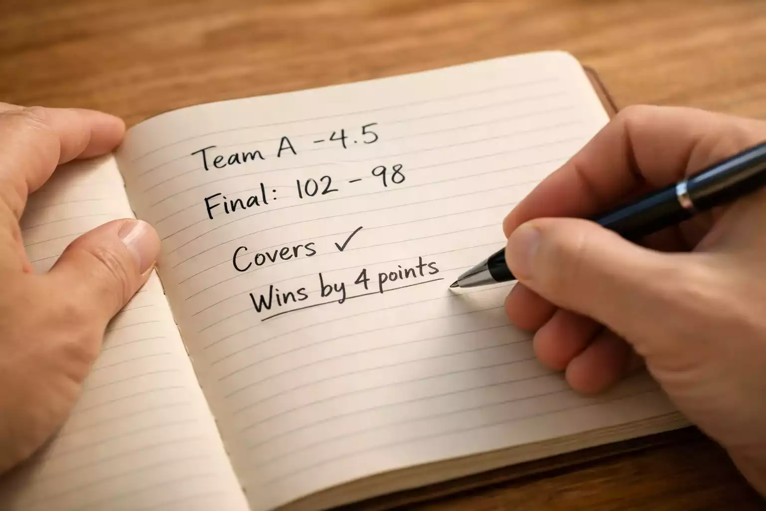 Persona che prende appunti analizzando dati statistici